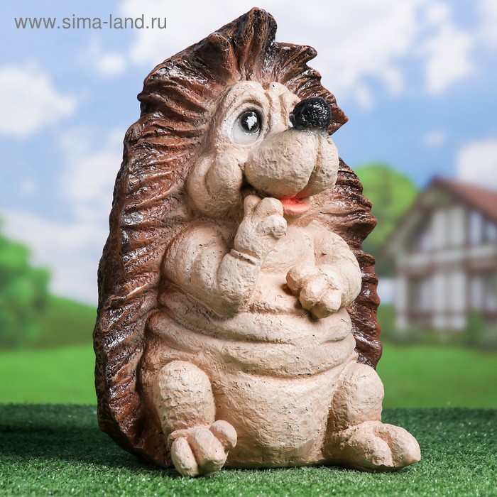 Садовая фигура "Ежик садовый" 28х38см - Фото 1
