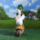 Садовая фигура из полистоуна «Зверюшки на самокате», 30×10.5×28 см - Фото 19