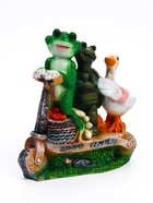 Садовая фигура из полистоуна «Зверюшки на самокате», 30×10.5×28 см - Фото 4