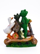 Садовая фигура из полистоуна «Зверюшки на самокате», 30×10.5×28 см - Фото 7