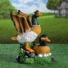 Садовая фигура из полистоуна «Утка с селезнем», 35 см - Фото 11