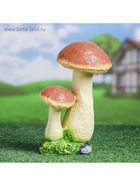 Садовая фигура из полистоуна «Грибы-подосиновики», 20×12×24 см - Фото 3