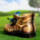 Декоративное кашпо для цветов «Ботинок с двумя птичками», 1.8 л, 18×14 см, полистоун - Фото 11