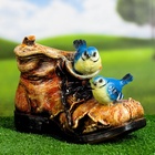 Декоративное кашпо для цветов «Ботинок с двумя птичками», 1.8 л, 18×14 см, полистоун - Фото 9