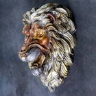 Подвесной декор "Голова льва" бронза, 23х35х52см МИКС - Фото 2