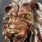 Подвесной декор "Голова льва" бронза, 23х35х52см МИКС - Фото 5