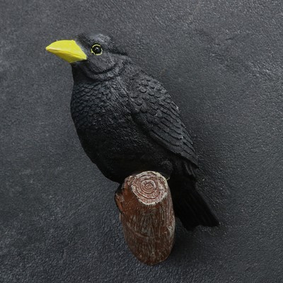 Подвесной декор "Ворона на ветке" 19х21см