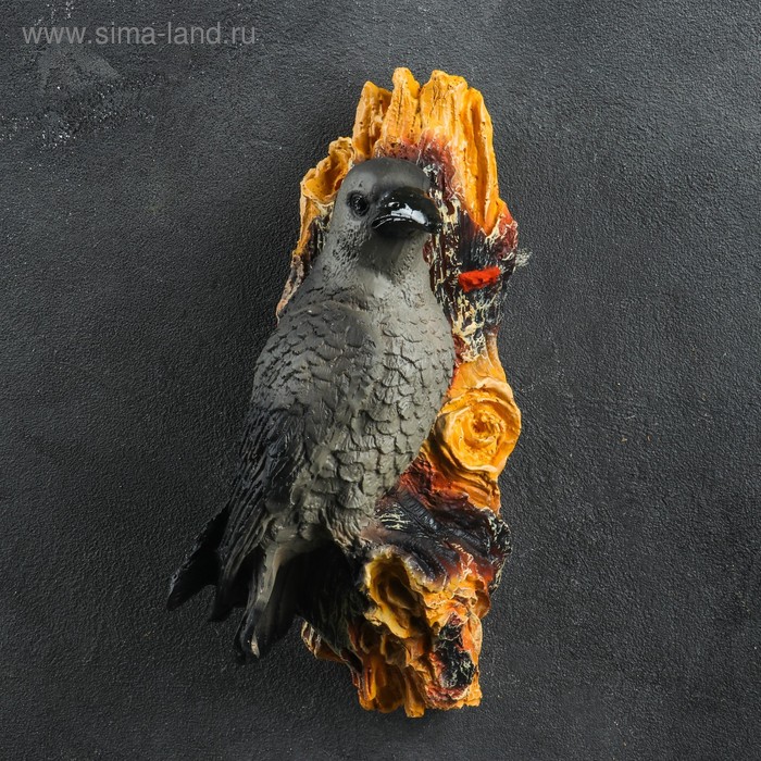 Подвесной декор "Ворона на суку" 26см - Фото 1