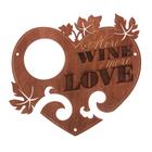 Подставка под вино и бокалы "Wine love" - фото 4262131