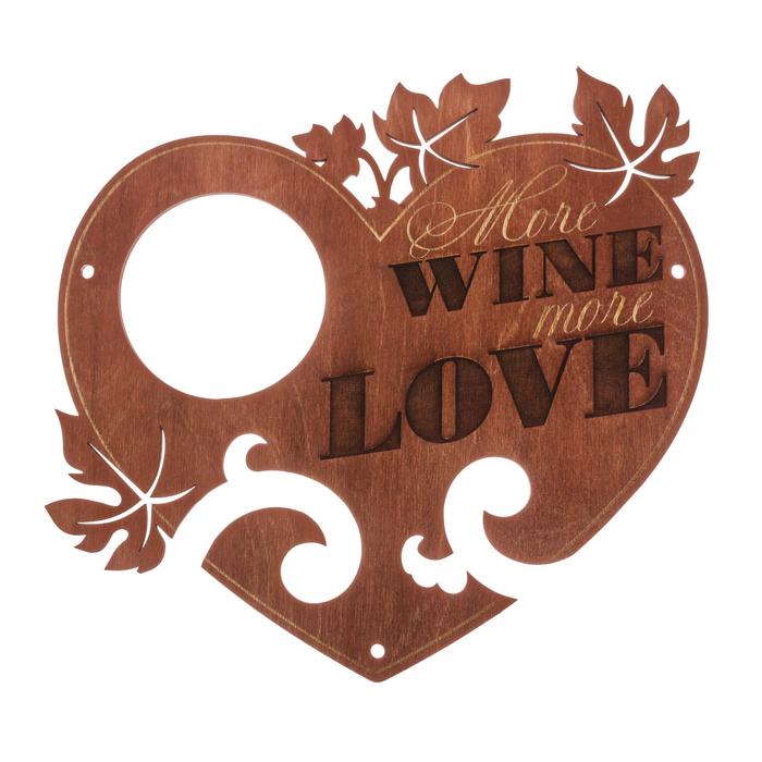 Подставка под вино и бокалы "Wine love" - фото 1902591005