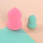 Набор спонжей для нанесения косметики, мини, увеличиваются при намокании, 2 шт, цвет МИКС - Фото 1