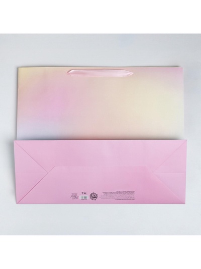 Пакет подарочный ламинированный, упаковка, Do something amazing, XL 49×40×19 см