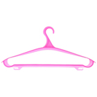 Вешалка для одежды, размер 48-50, цвет розовый - Фото 1