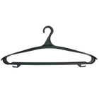 Вешалка-плечики для одежды, размер 52-54, цвет чёрный - Фото 1