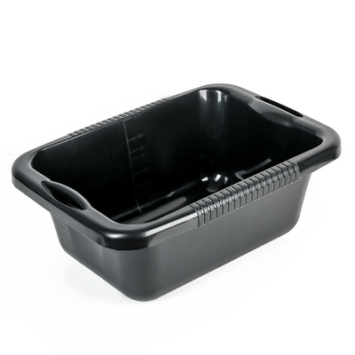 Таз прямоугольный, 25 л, цвет чёрный