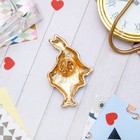 Значок «Кролик карточный», цветной в золоте - Фото 2