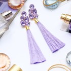 Серьги ассорти «Кисти» блеск вечера, ветвь, цвет красный, L кисти 6,5см - Фото 1