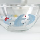 Набор детской посуды «Белый медведь», 3 предмета - Фото 7