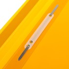 Папка-скоросшиватель А4, Erich Krause Economy жёлтая, текстура "апельсиновая корка" - Фото 2