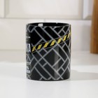 Кружка керамическая «Только для мужика», 300 мл, цвет чёрный - Фото 2