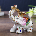 Нэцке керамика "Слон разноцветный с жезлом Жуи" 7,7х4х3 - Фото 4