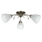 Люстра «Оливия» 3×40 Вт E27 бронза 45×43×20 см - Фото 1