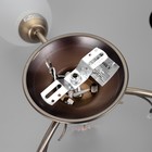 Люстра «Оливия» 3×40 Вт E27 бронза 45×43×20 см - Фото 8