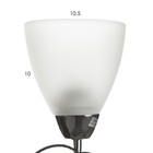 Бра «Милана», 1×40 Вт E27, черный, 16×11×24 см - Фото 5