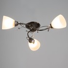 Люстра «Милана», 3×40 Вт E27, черный, 52×45×17 см - Фото 2