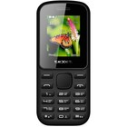 Сотовый телефон Texet TM-130, 160x120, слот MicroSD, 600мАч, 2 SIM, черно-красный - Фото 1