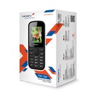 Сотовый телефон Texet TM-130, 160x120, слот MicroSD, 600мАч, 2 SIM, черно-красный - Фото 3