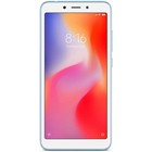 Смартфон XIAOMI Redmi 6, 5,45", 1440x720, 64Gb, 3Gb RAM, 3000mAh, 12+5+5Mp, голубой - Фото 1