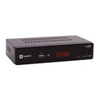 Приставка для цифрового ТВ Harper HDT2-5050, DVB-T2, FullHD, дисплей, HDMI, RCA, USB, черный - Фото 1