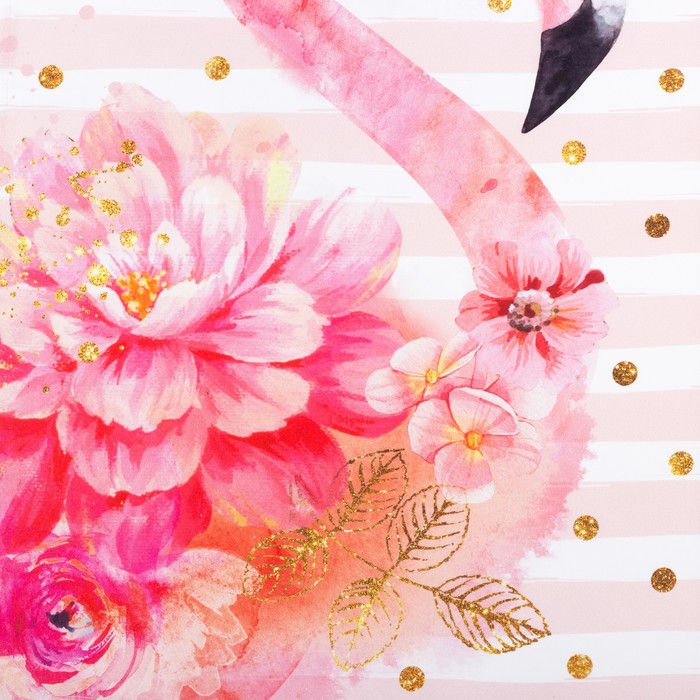 Полотенце "Этель" Pink flamingo 40х67 см, 100% хлопок, саржа 190 гр/м2 - фото 1908427627