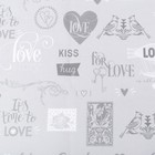 Скатерть «Этель» Love, 180×147 см, 100% хлопок, саржа 190 г/м² - Фото 2