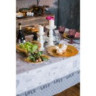 Скатерть «Этель» Love, 220×147 см, 100% хлопок, саржа 190 г/м² - Фото 6