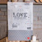 Полотенце «Этель» Love 40×67 см, 100% хлопок, саржа 190 г/м² - Фото 8