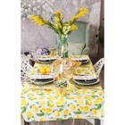 Скатерть «Этель» Лимоны 180×147 см, 100% хлопок, репс 190 г/м² - Фото 3