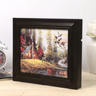 Ключница настенная «Утки у лесного домика», панно декоративное, венге, 26.5×31.5×4.5 см, МИКС - фото 43095547