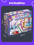 Мозаика-сортер, по методике Монтессори, 54 камешка, 10 заданий, 3+ - Фото 6