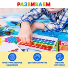 Мозаика «Собери по образцу», по методике Монтессори, 54 камешка, 10 картинок, 3+ - Фото 3