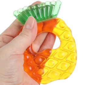 Прорезыватель охлаждающий с водой «Ананас», от 3 мес., Крошка Я