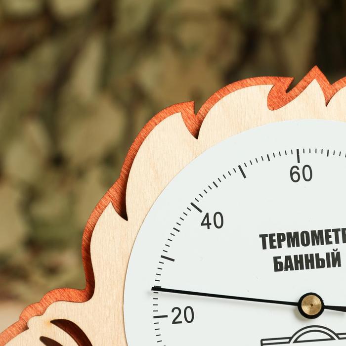 Термометр для бани  "Листок", 19,3х13см, "Добропаровъ" - фото 1902591429