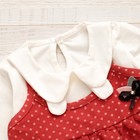 Платье для девочки MINAKU «Цветочек», рост 92-98 см, цвет красный/белый - Фото 2