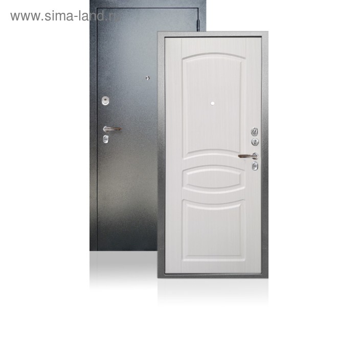 Входная дверь ARGUS «ДА-61», 980 × 2100 мм, левая, цвет белый ясень - Фото 1