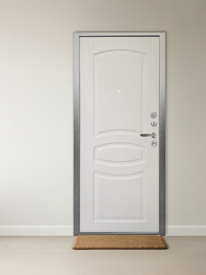 Входная дверь ARGUS «ДА-61», 870×2050 мм, правая, цвет белый ясень - Фото 1