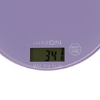Весы кухонные Luazon LVK-506, электронные, до 5 кг, фиолетовые - Фото 3