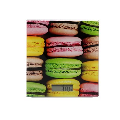 Весы кухонные Luazon LVK-702 «Макаруны», электронные, до 7 кг