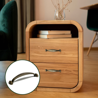 Ручка-скоба мебельная ТУНДРА РС202, м/о 96 мм, цвет бронза