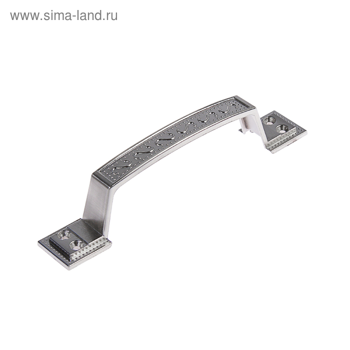 Ручка-скоба дверная, цвет сатиновый никель - Фото 1